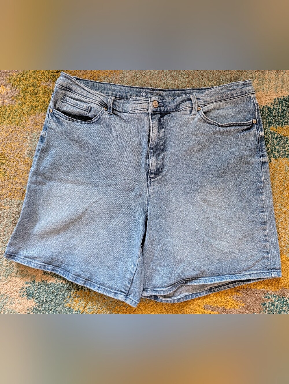 Light Blue Denim Women's Shorts